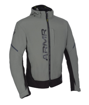 Motorrad-Softshelljacke "Kyoto 1.0" - ARMR - wasserdicht - khaki